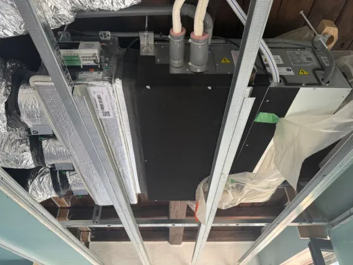 Pose de système de climatisation gainable à Calcatoggio, Ajaccio, Planet Clim