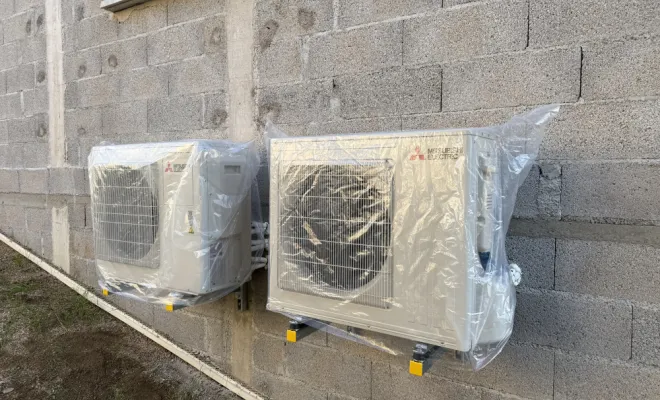 Pose clim mural à ECCICA SUARELLA, Ajaccio, Planet Clim